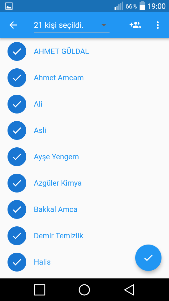 Toplu SMS Screenshot 2