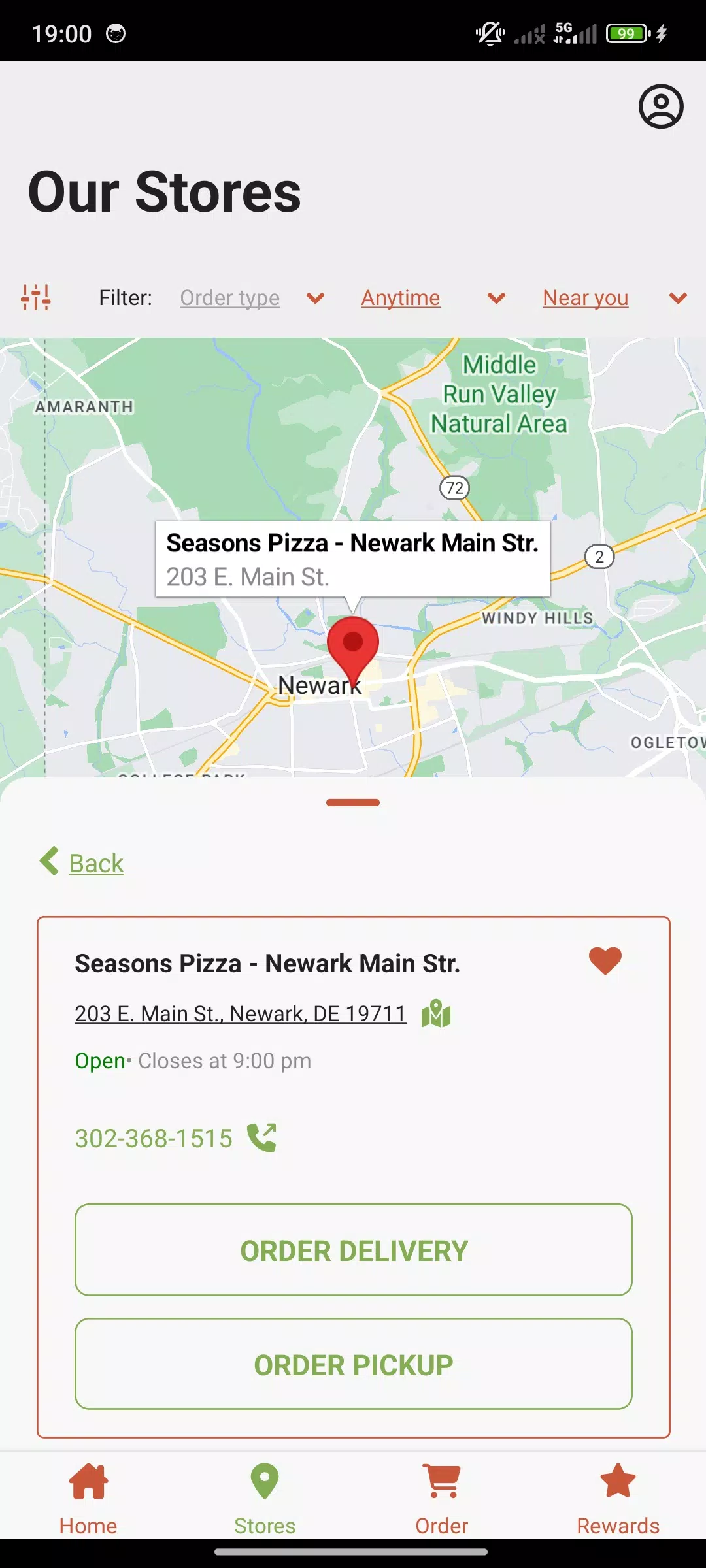Seasons Pizza Screenshot 3
