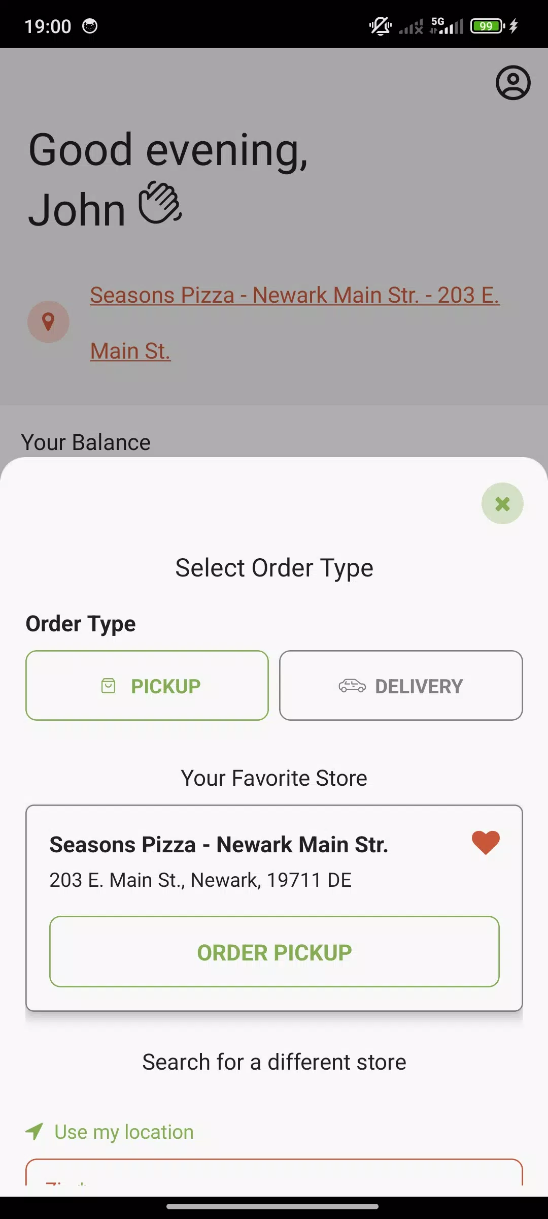 Seasons Pizza Screenshot 2