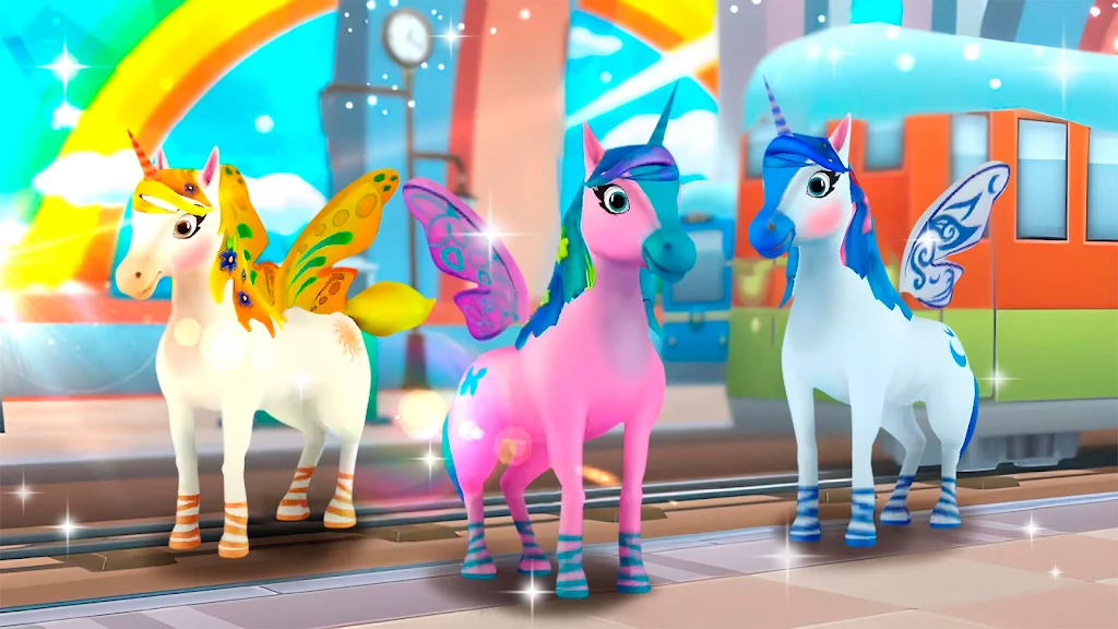 Unicorn Run: Horse Dash Games Screenshot 2