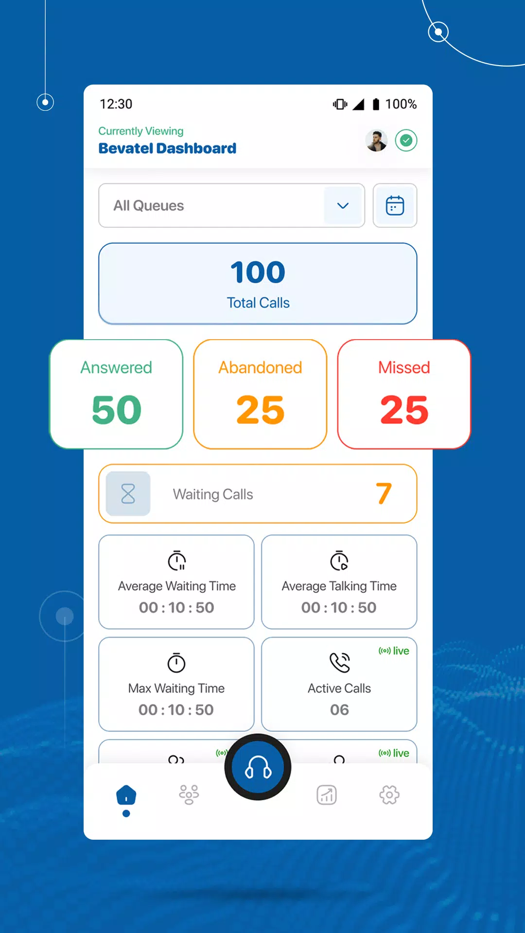 Bevatel Call Center Screenshot 3