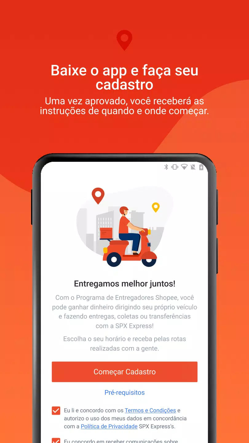 SPX Motorista Parceiro Screenshot 1