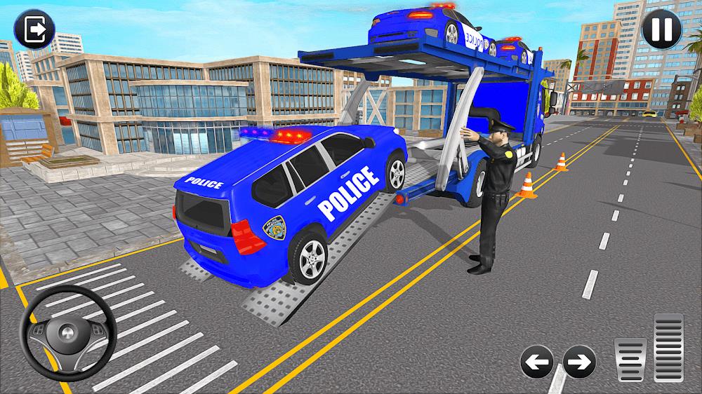 Grand Police Transport Truck Screenshot 3