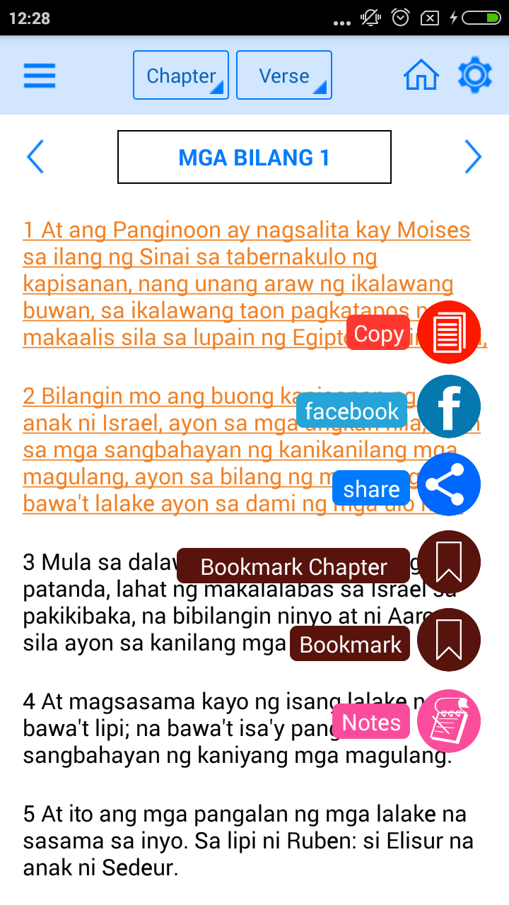 Holy Bible in Filipino Screenshot 3