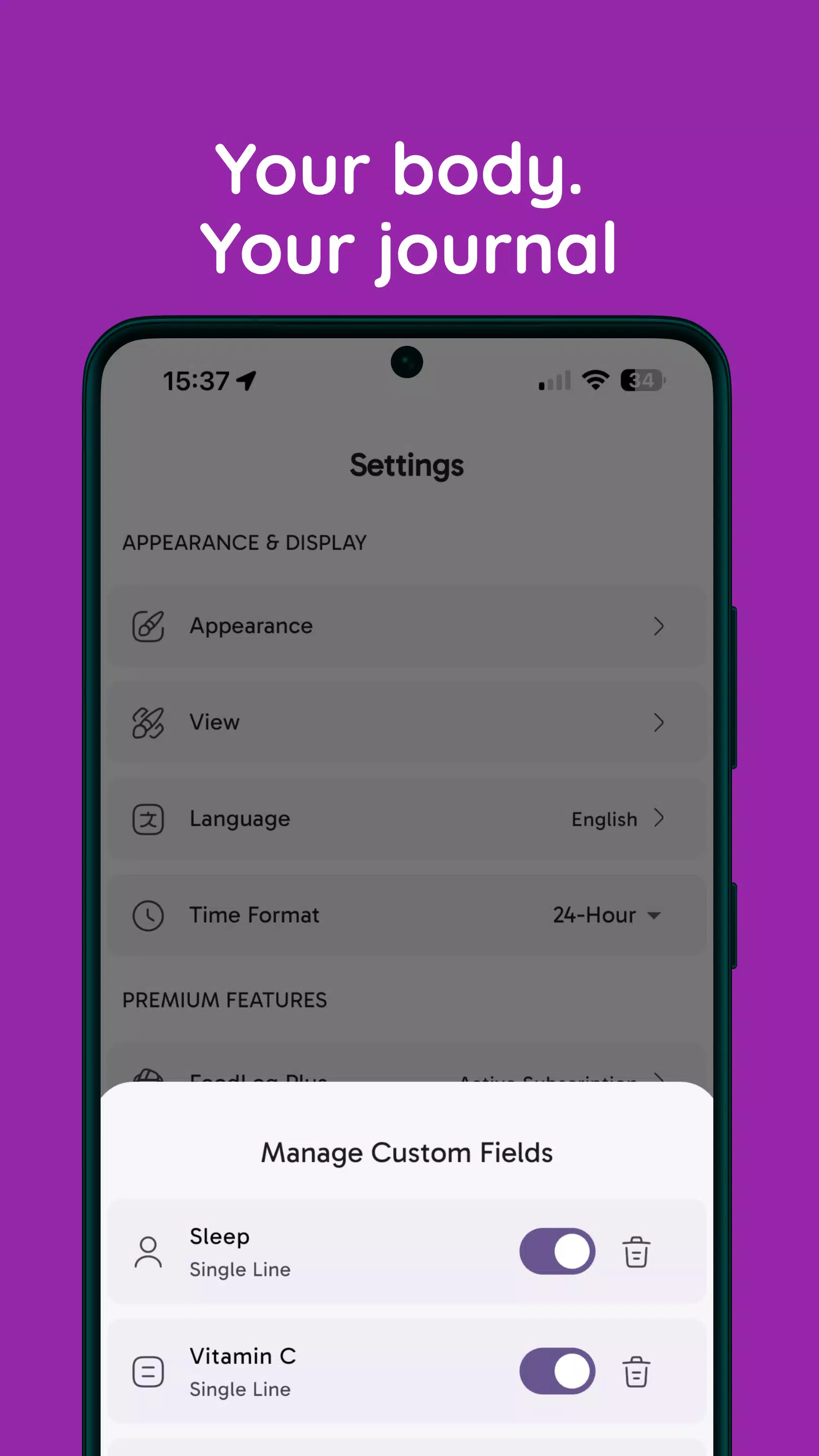 FoodLog Screenshot 3