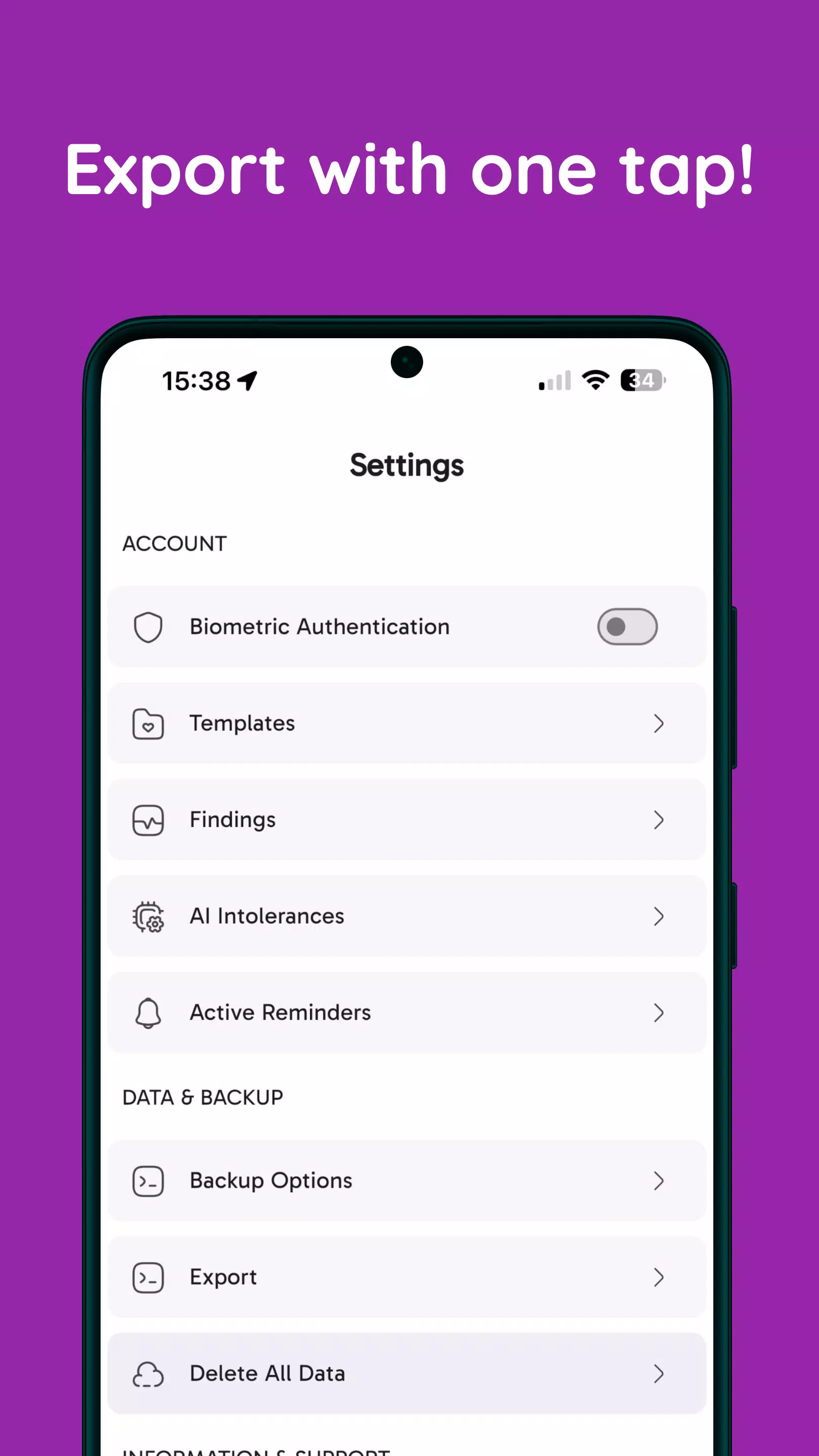 FoodLog Screenshot 5