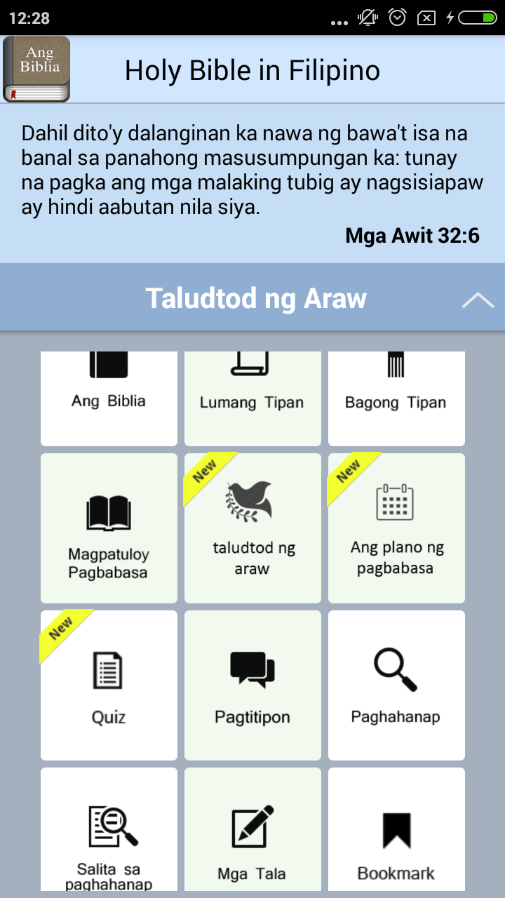 Holy Bible in Filipino Screenshot 6