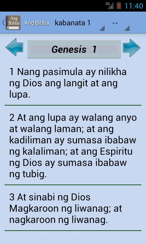 Holy Bible in Filipino Screenshot 9