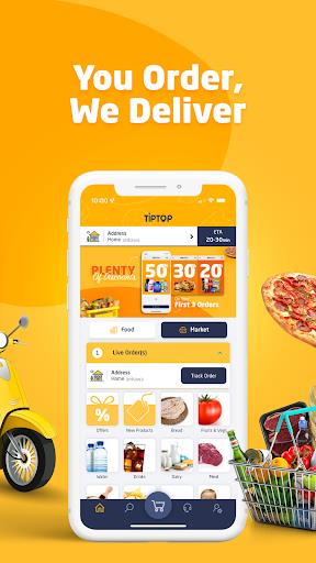 TipTop Iraq Delivery App Screenshot 2