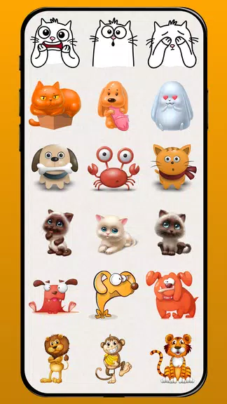 Animals & Emoji Stickers Screenshot 3