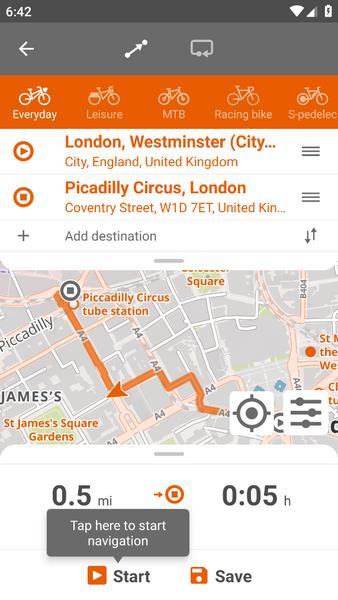 Naviki – Bike navigation Screenshot 3