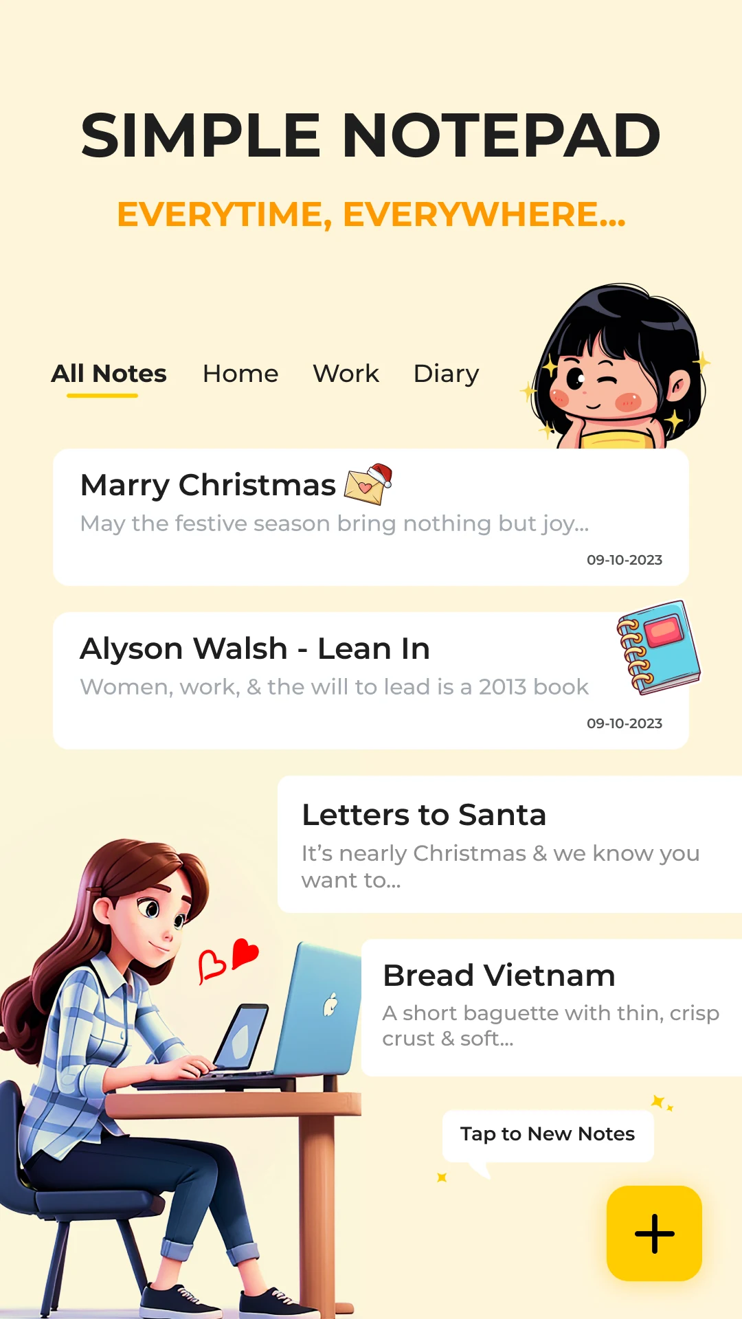 Notes: Notebook, To-Do lists Screenshot 1