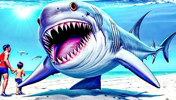 Shark Attack Games Offline Screenshot 3