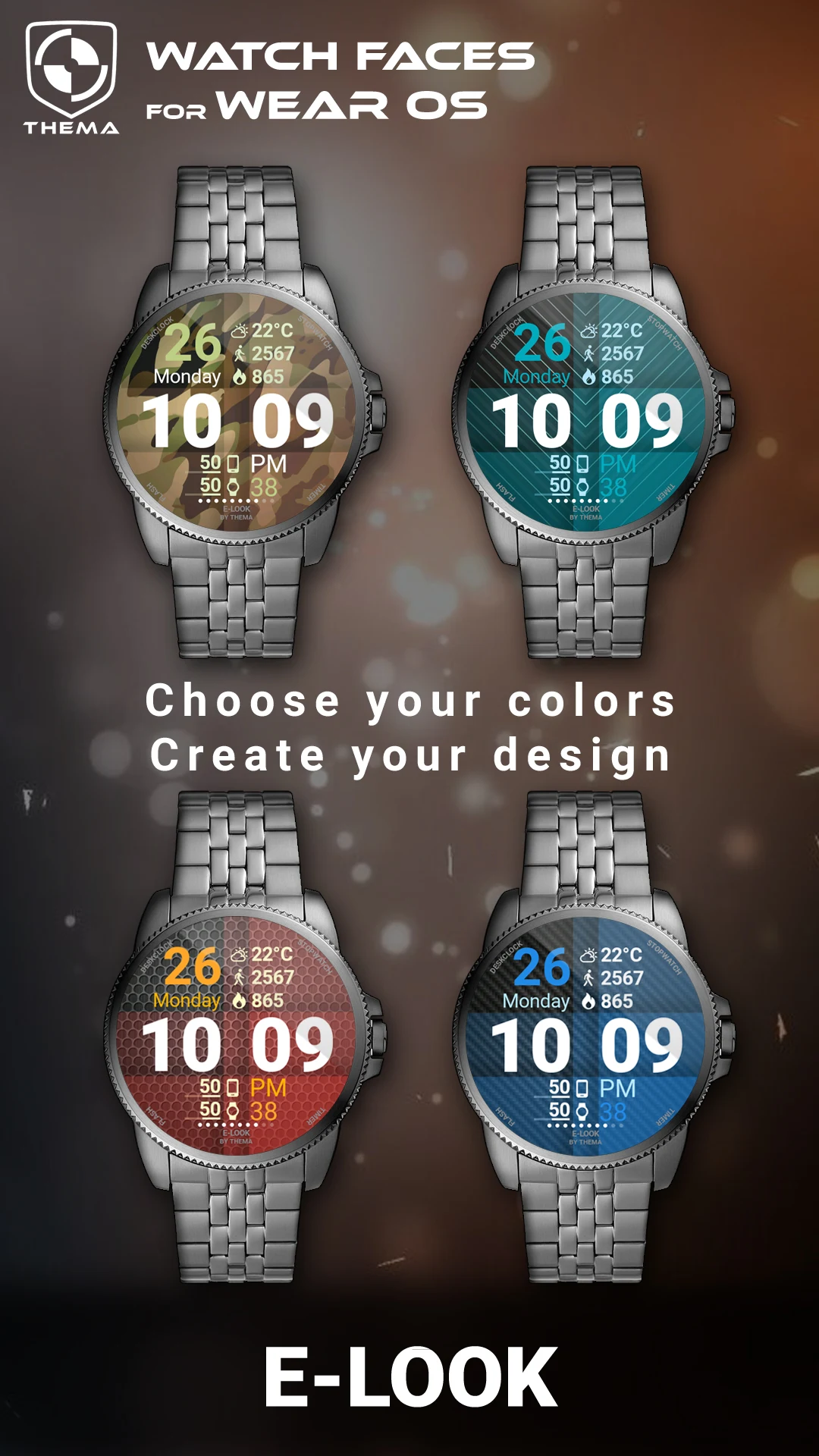 E-Look Watch Face Screenshot 2