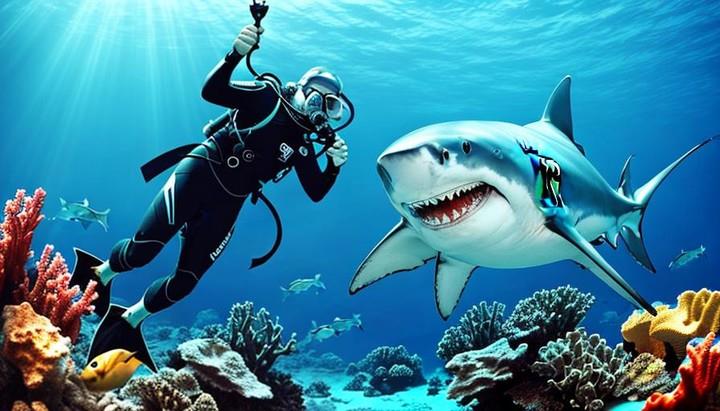 Shark Attack Games Offline Screenshot 1