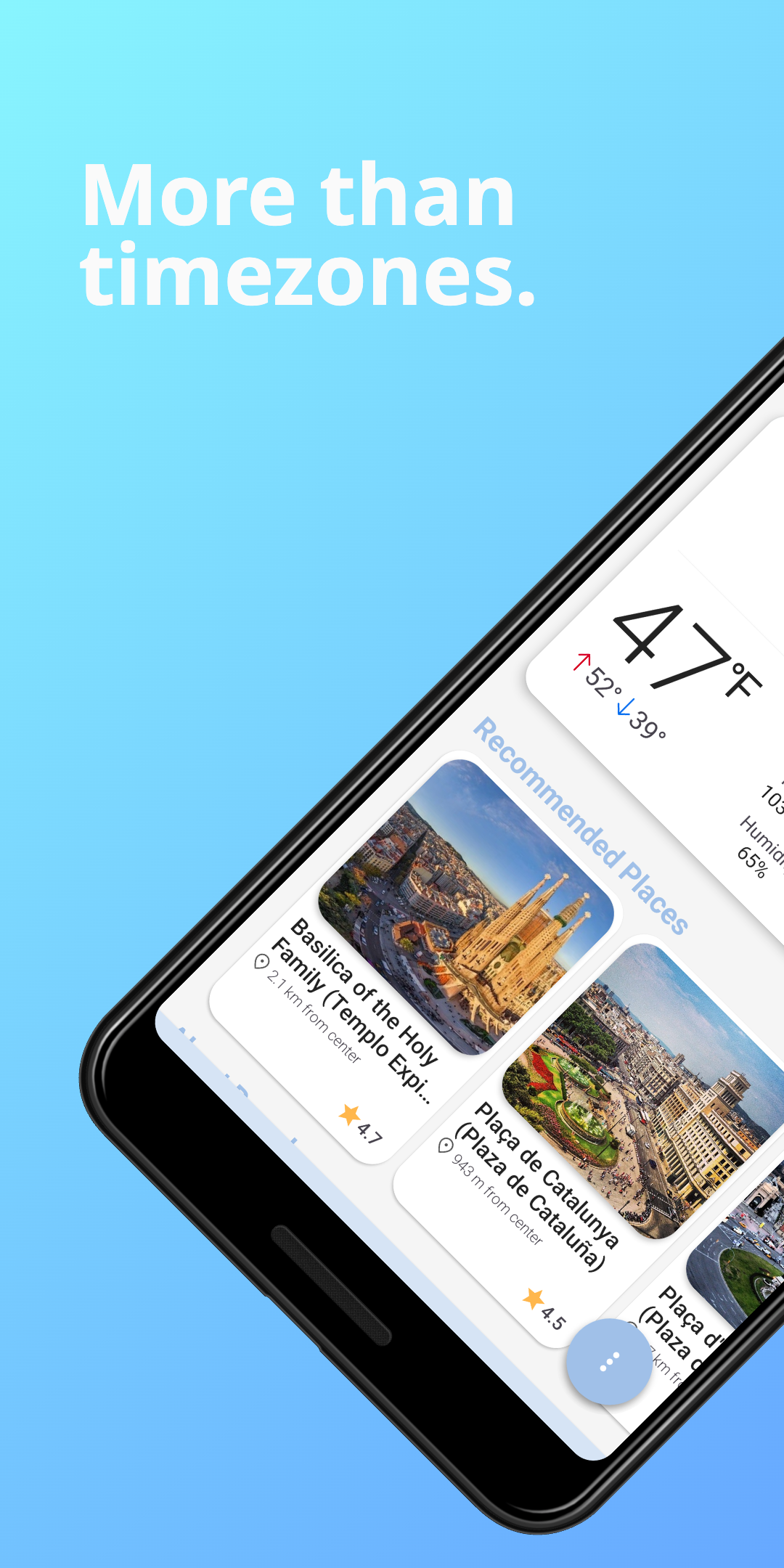 World Clock - Timezones Widget Screenshot 4