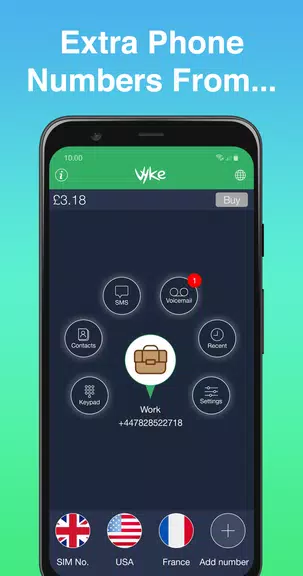 Vyke: Second Phone/2nd Line Screenshot 1