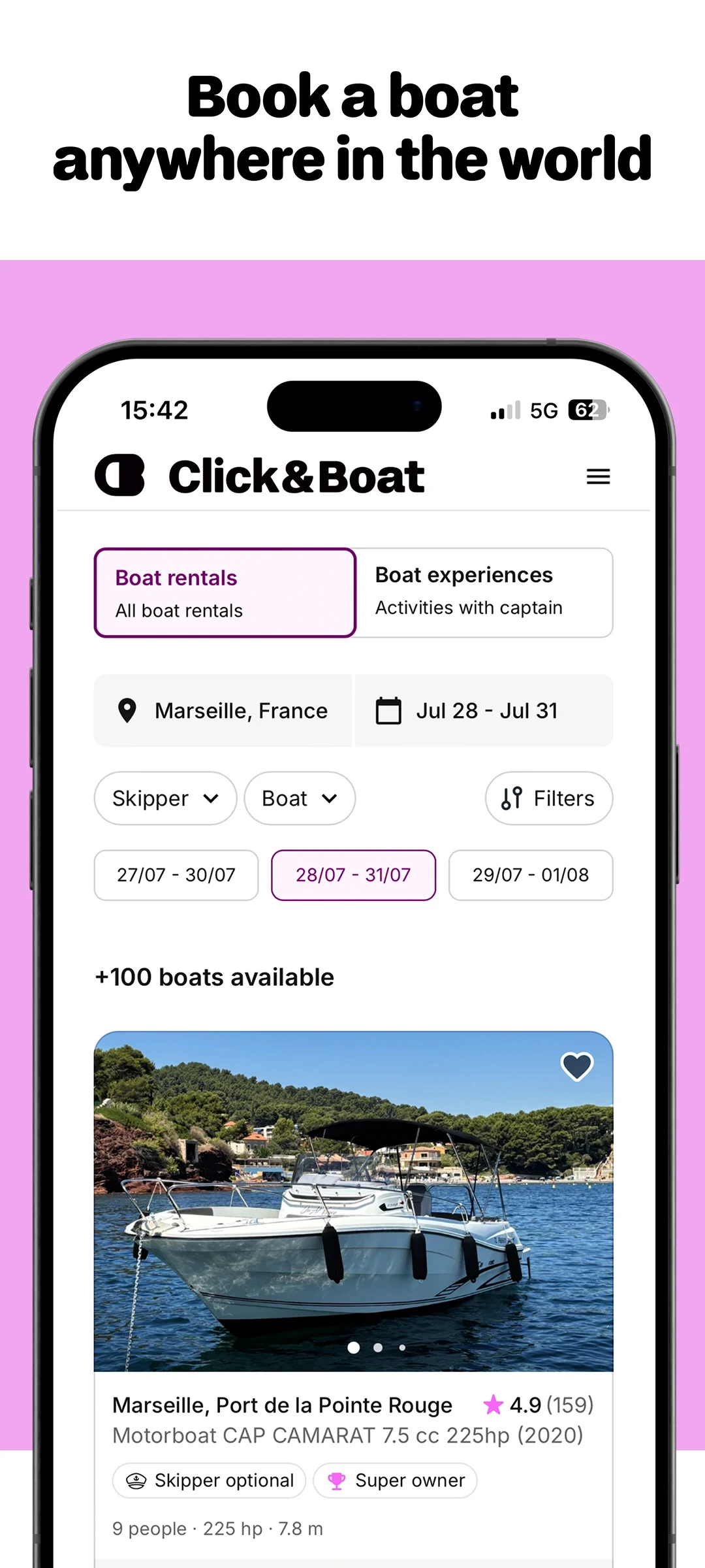 Click&Boat Screenshot 2
