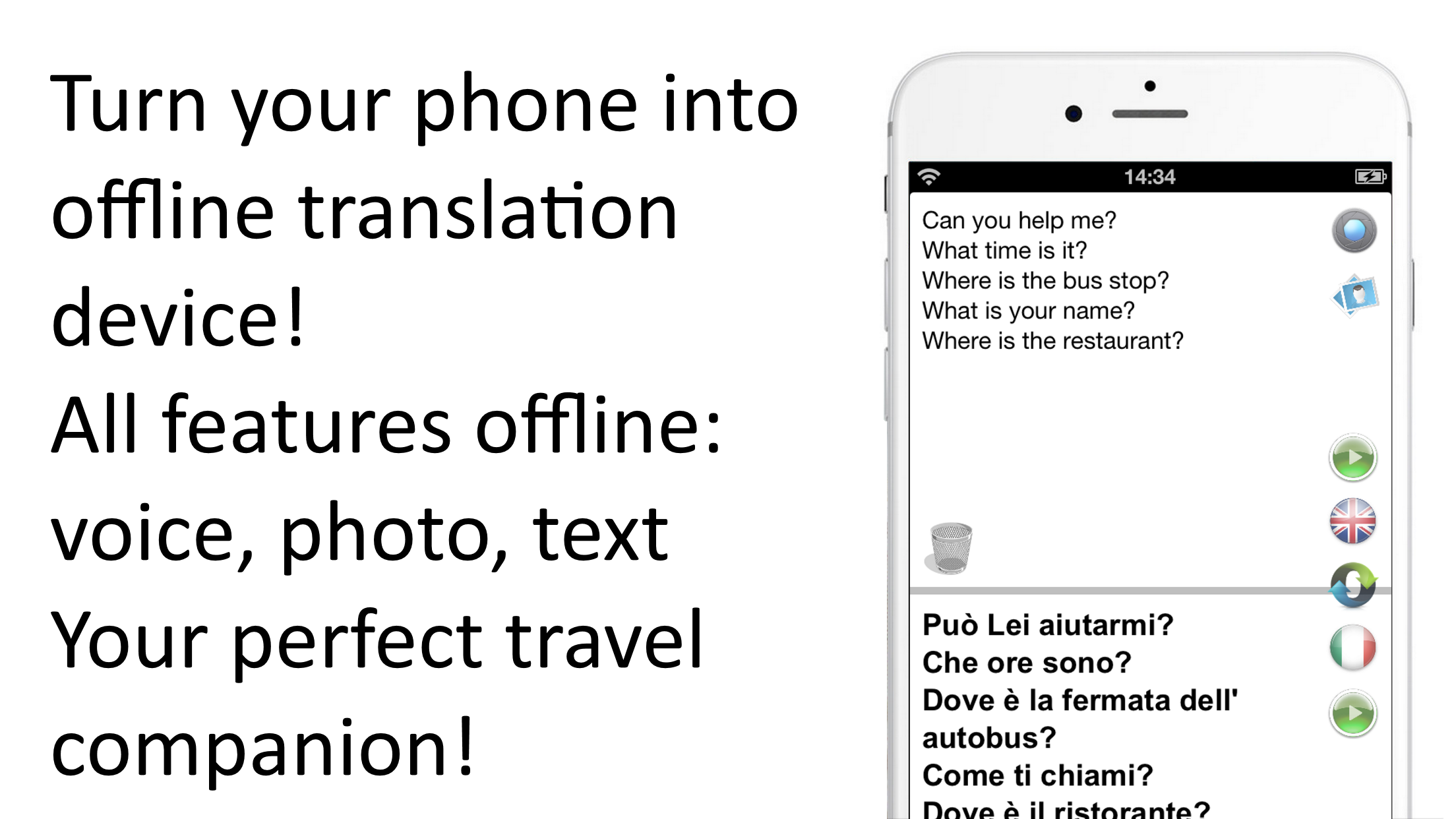 Offline Translator: Italian-English Screenshot 1