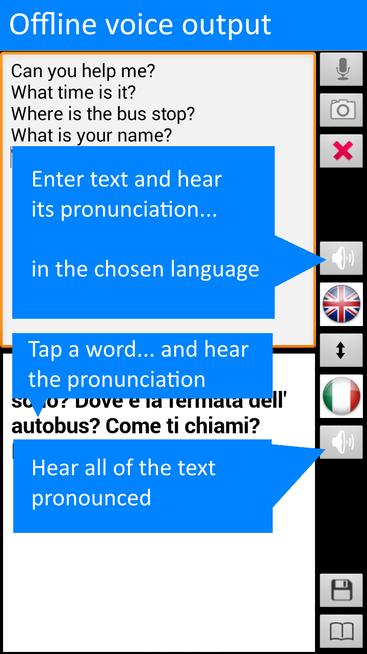 Offline Translator: Italian-English Screenshot 5