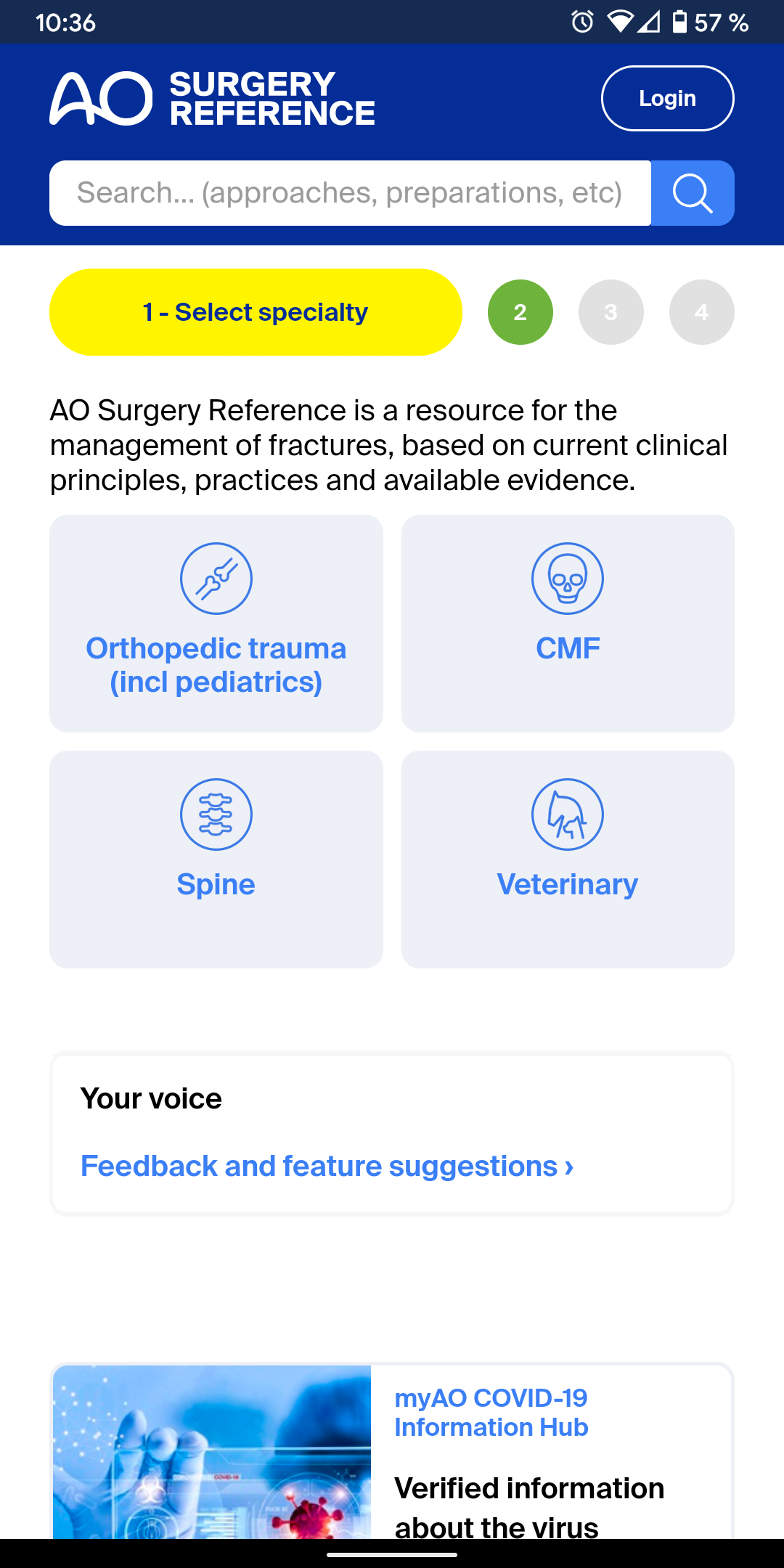 AO Surgery Reference Screenshot 1