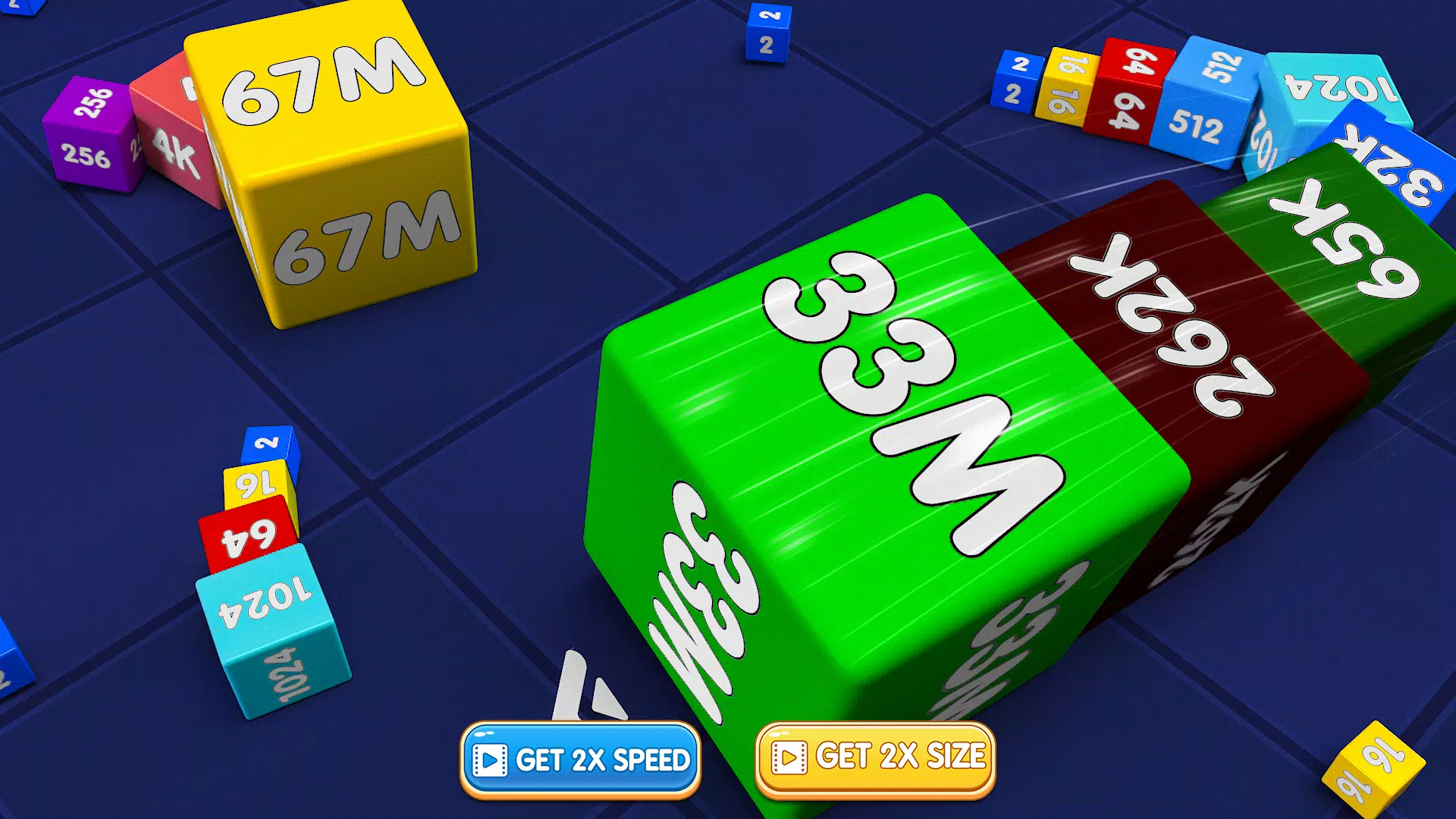 Worms Snake Clash 3D Game Screenshot 2