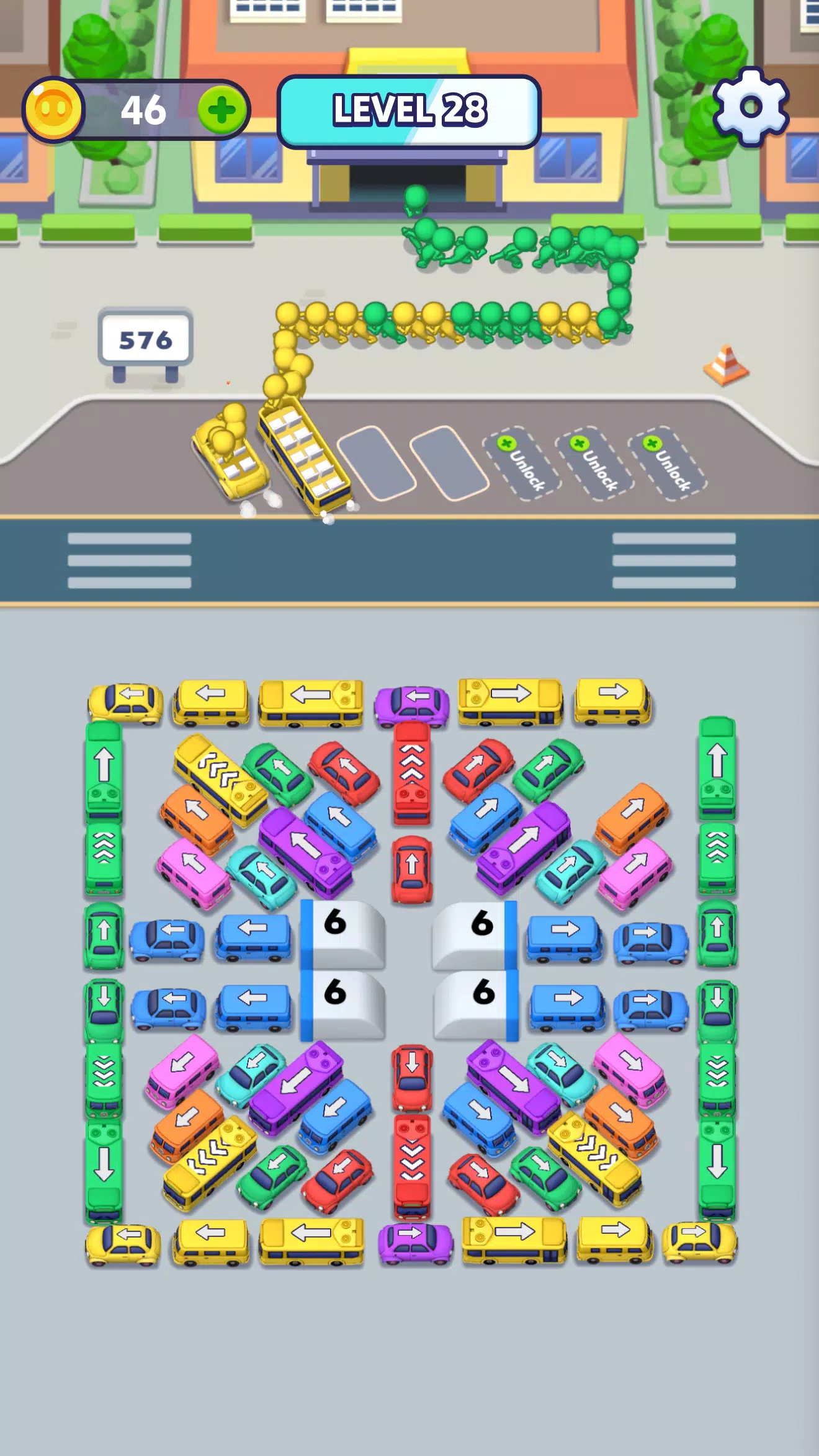 Crazy Bus Jam Screenshot 1