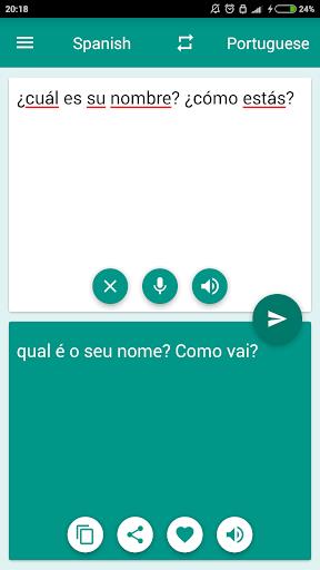 Portuguese-Spanish Translator Screenshot 3