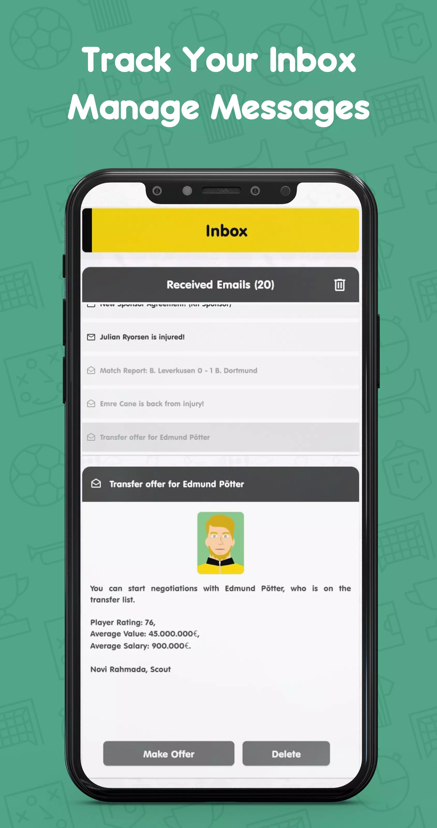 Pro Club Manager Germany Screenshot 8