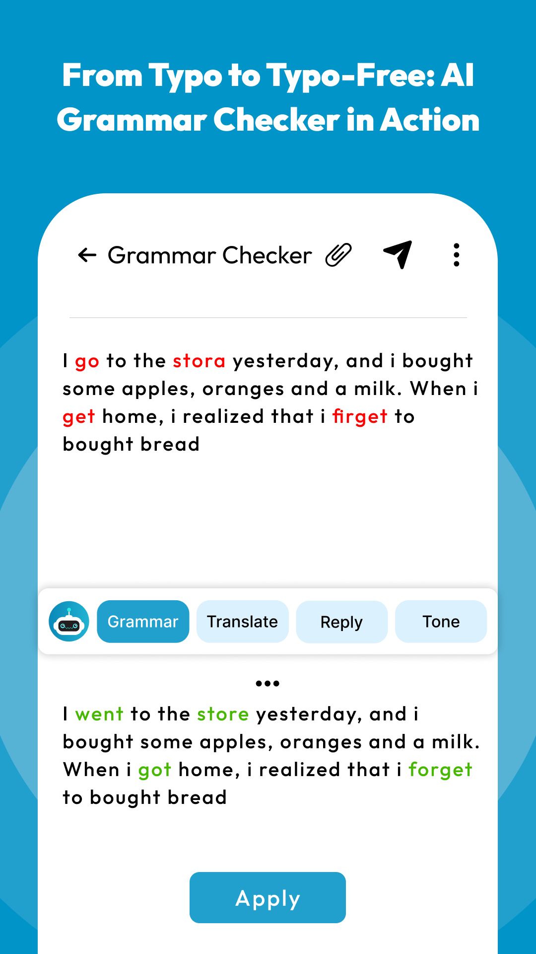 AI Eng Spell Checker Keyboard Screenshot 2
