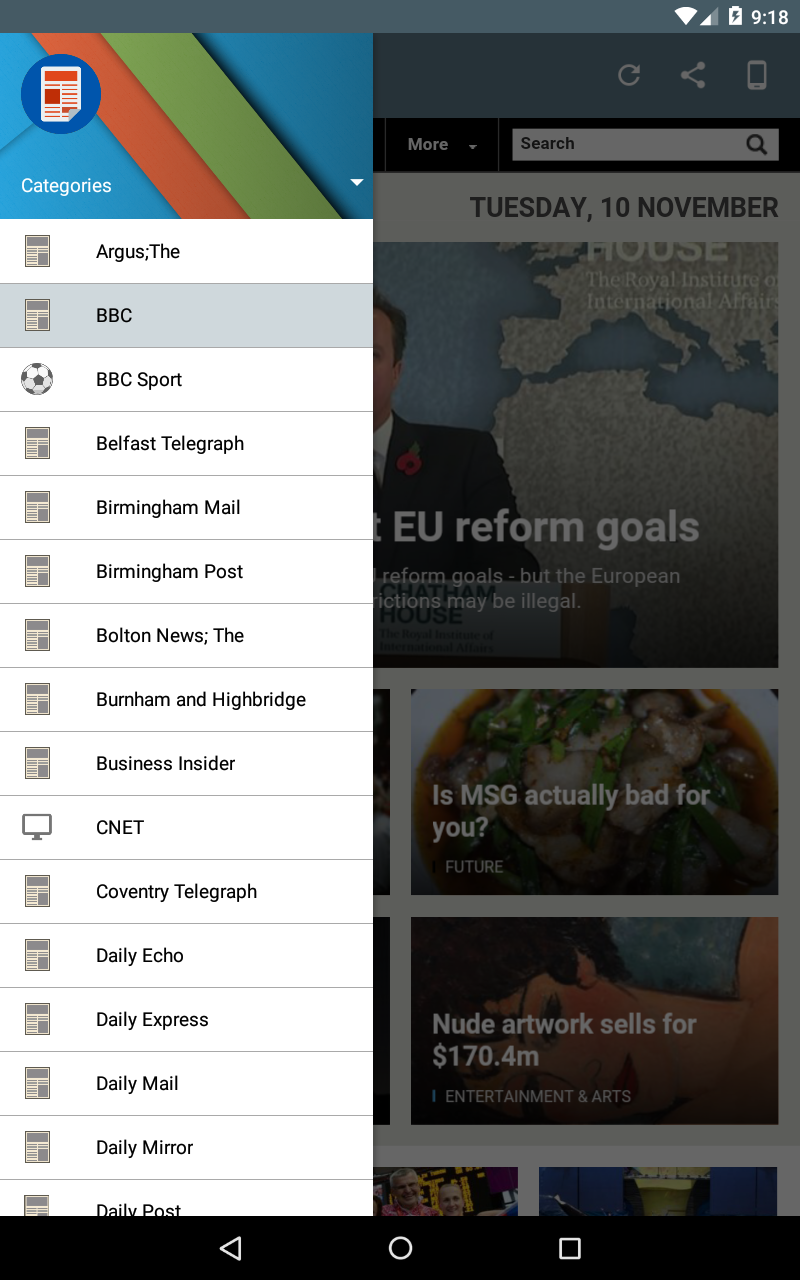 UK Newspapers Screenshot 12