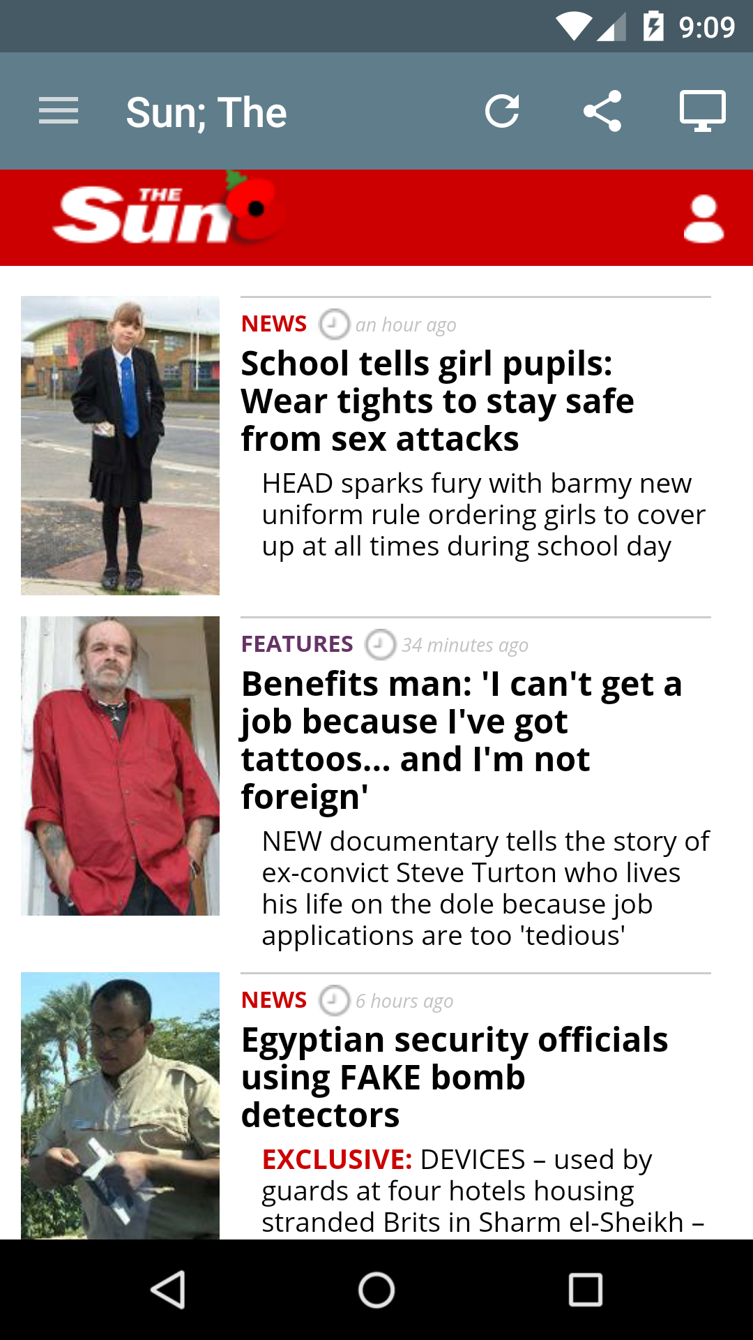 UK Newspapers Screenshot 2