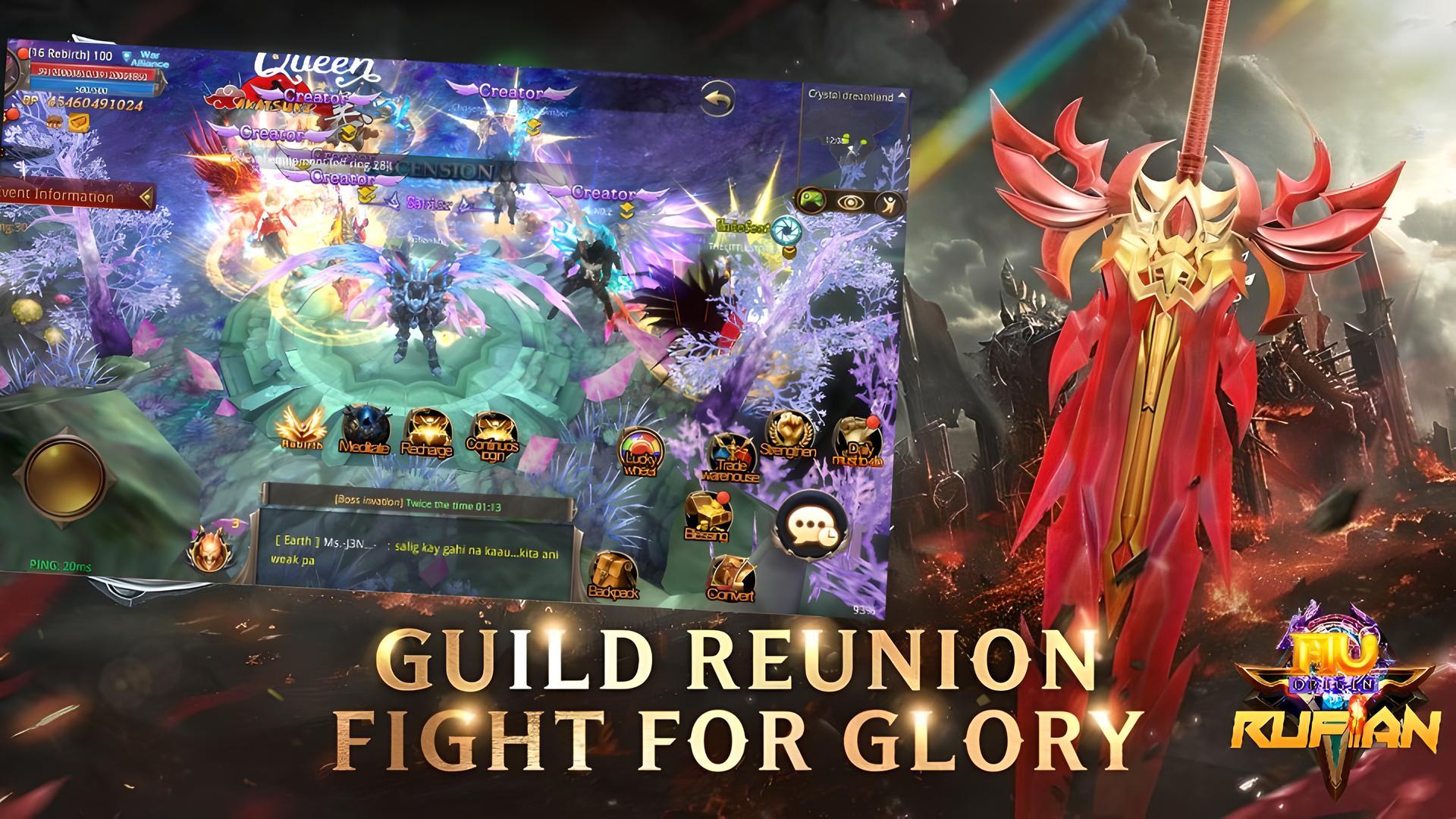 MU Rufian V7 MMORPG: New Dawn Screenshot 1