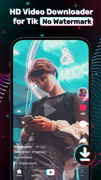 HD Tik Downloader No Watermark Screenshot 2