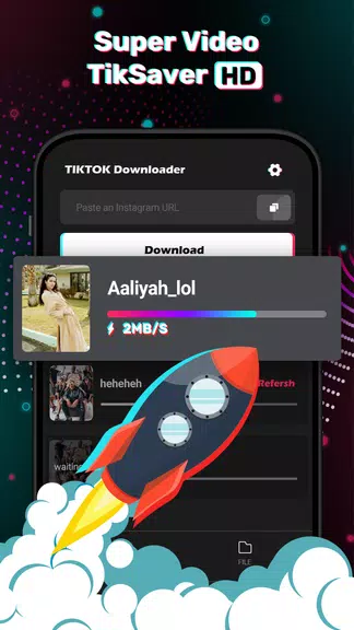 HD Tik Downloader No Watermark Screenshot 1