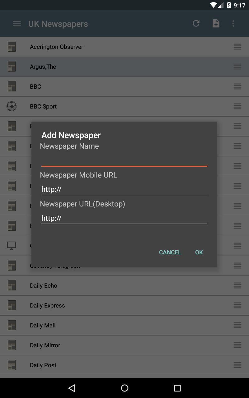 UK Newspapers Screenshot 14