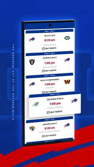 Buffalo Bills Mobile Screenshot 3