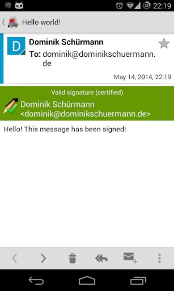 OpenKeychain Screenshot 1