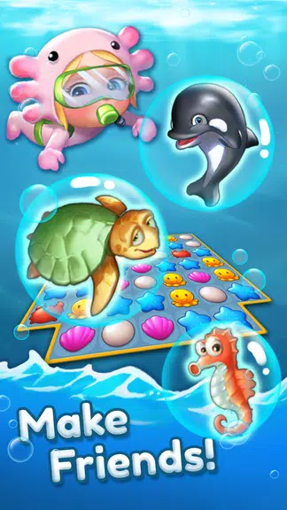 Ocean Friends : Match 3 Puzzle Screenshot 3