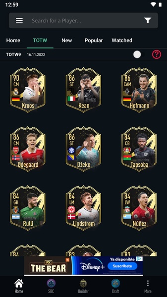 Futbin Screenshot 3