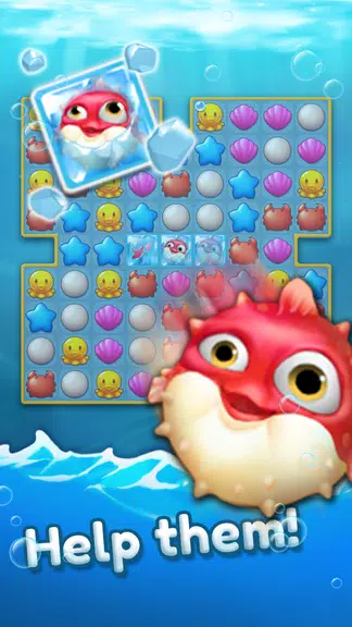 Ocean Friends : Match 3 Puzzle Screenshot 2