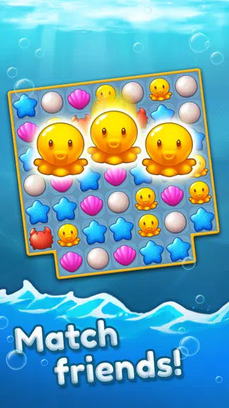 Ocean Friends : Match 3 Puzzle Screenshot 1