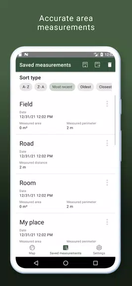 My GPS Area Calculator Screenshot 4