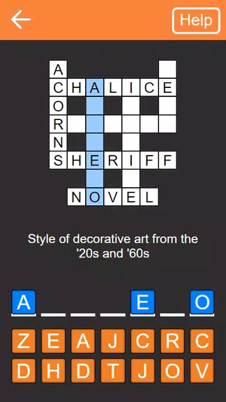 Quick Crosswords (English) Screenshot 1