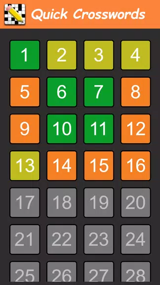 Quick Crosswords (English) Screenshot 2