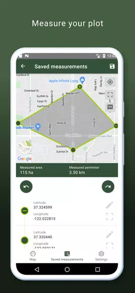 My GPS Area Calculator Screenshot 3