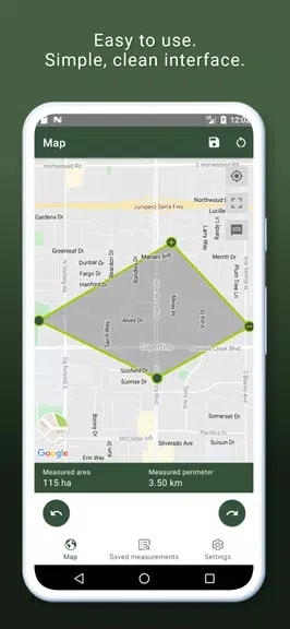 My GPS Area Calculator Screenshot 2