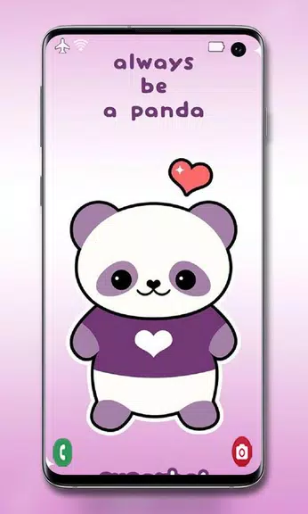 Cute Panda Wallpaper Screenshot 2
