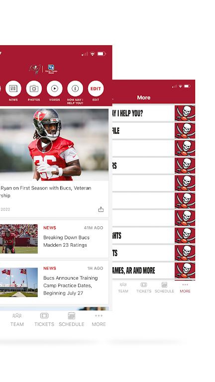 Tampa Bay Buccaneers Mobile Screenshot 3