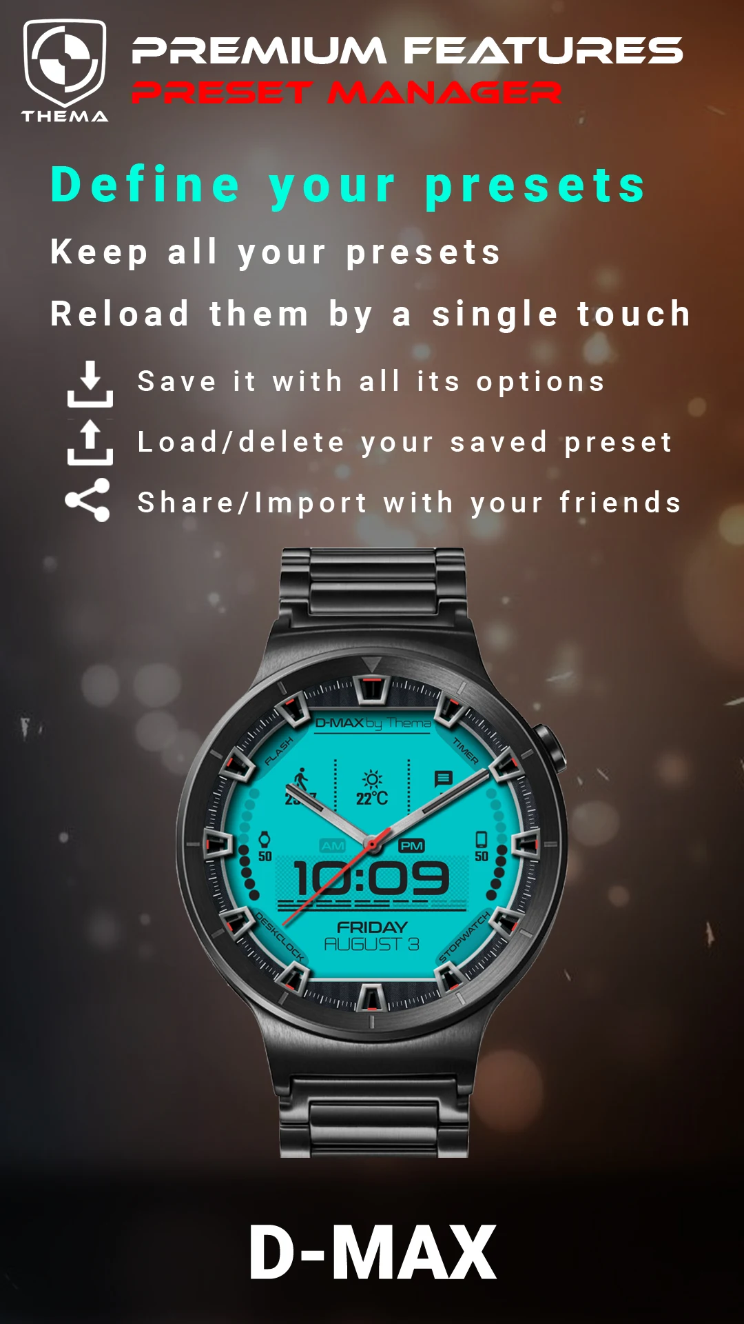 D-Max Watch Face Screenshot 5
